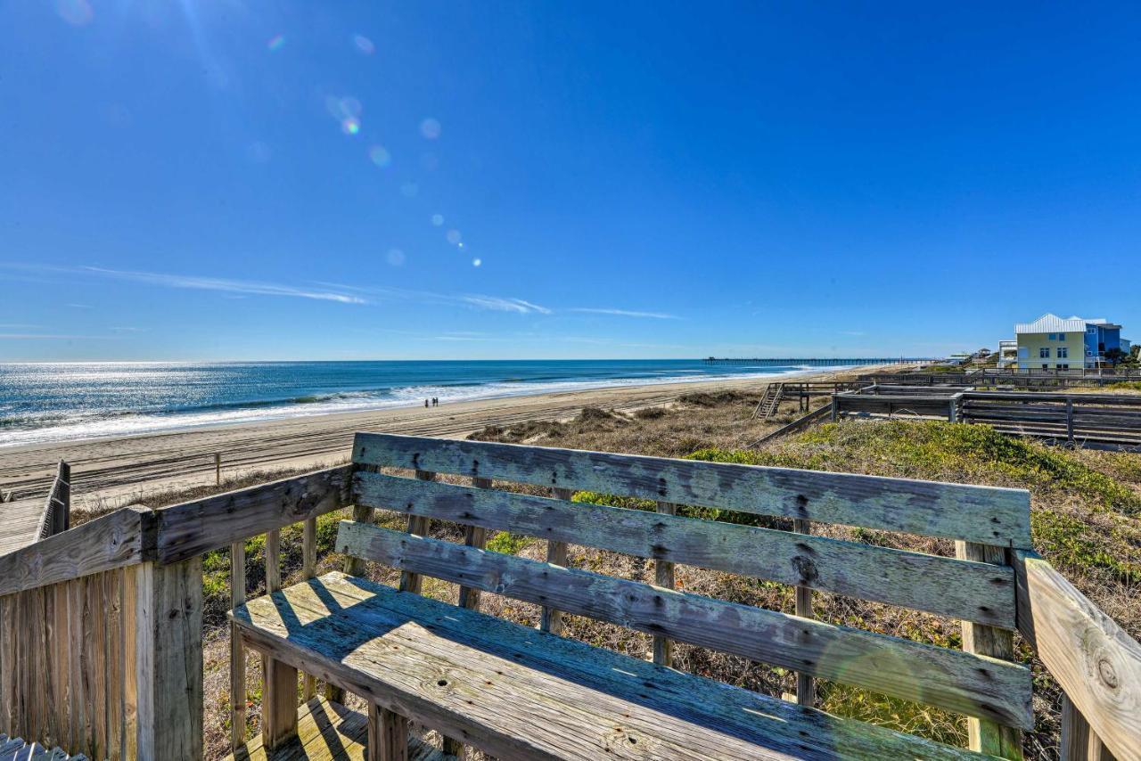 West Of The Moon Ocean Apt With Beach Access! Emerald Isle Eksteriør billede